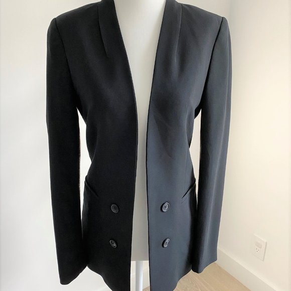 G2000 Womens Open Longline Black Blazer Size 36 - Picture 1 of 7